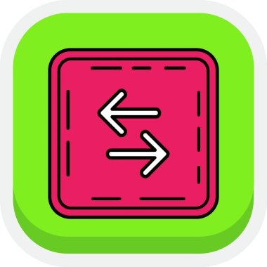 Taslak ok simgesi siyah arkaplanda izole edildi. Yönlendirici sembolü. Navigasyon işareti. Gümüş kare düğme. vektör.