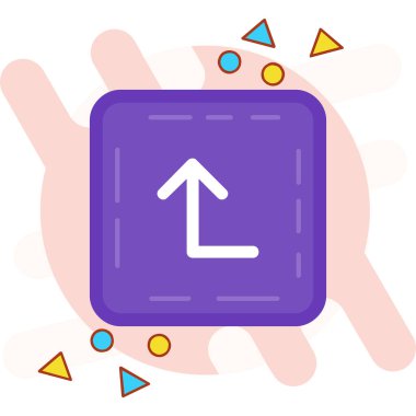 ok simgesi vektör illüstrasyonu