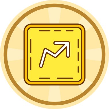 Sikke grafik simgesi, basit biçim