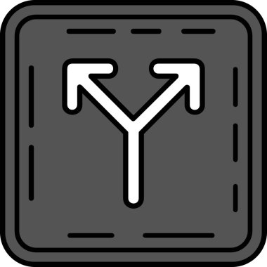 Ok. Web simgesi basit illüstrasyon