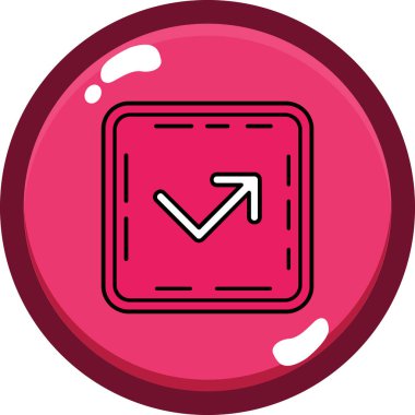 Modern simgenin vektör illüstrasyonu