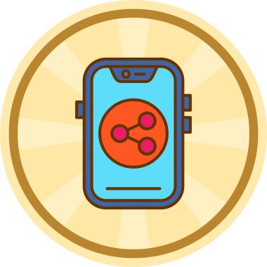 cep telefonu ikonu vektör illüstrasyonu