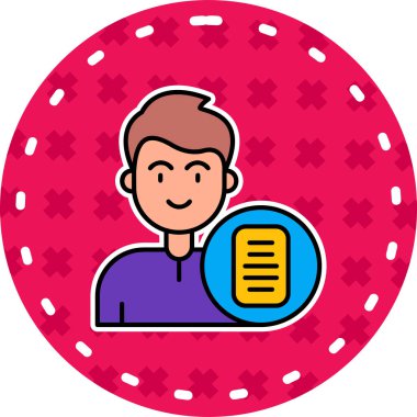 Vektör illüstrasyonu, simge ögesi arkaplanı