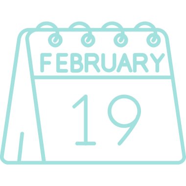 Beyaz arkaplanda takvim simgesi tasarımı, vektör illüstrasyonu