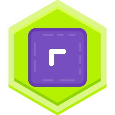 Modern bir simgenin vektör illüstrasyonu