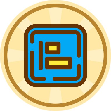 Para için. Web simgesi basit illüstrasyon