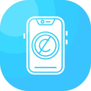 cep telefonu simgesi. vektör illüstrasyonu