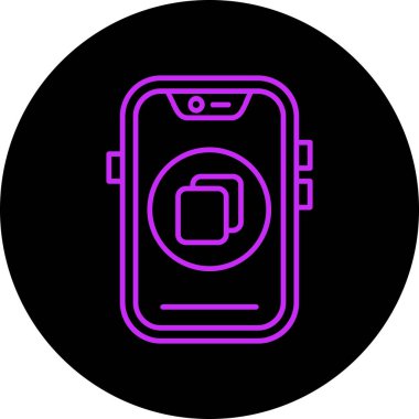 vektör cep telefon simgesi