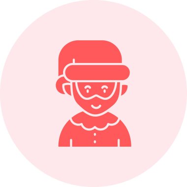 Şapkalı bir adamın vektör çizimi