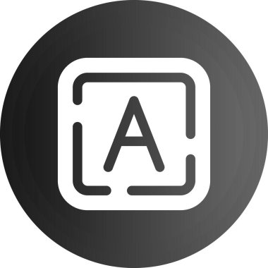 Tek izole edilmiş simgenin vektör illüstrasyonu