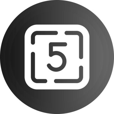 5 numaralı simge işareti tasarımı