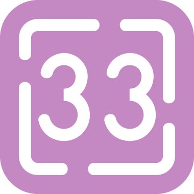 4 numaralı simge, vektör illüstrasyonu