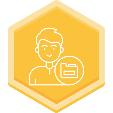 Bir adamın vektör çizimi ve bir kredi kartı