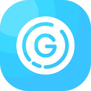 Tek izole edilmiş simgenin vektör illüstrasyonu