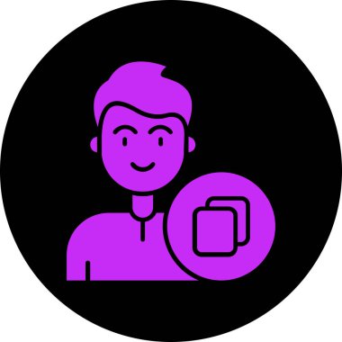 Kahve simgesinin vektör illüstrasyonu