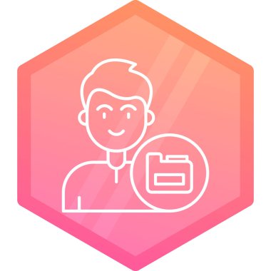 Modern bir simgenin vektör illüstrasyonu