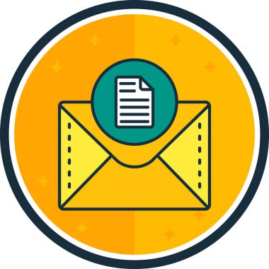 E-posta. Web simgesi basit tasarım