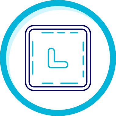 Modern b 'nin vektör illüstrasyonu eksik simgesi