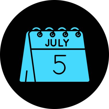 Takvim simgesi vektör illüstrasyonu