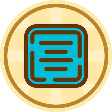 Sikke Simgesi vektör illüstrasyonu