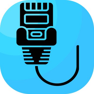 Hava balonu simgesi rengi dış hat vektörü