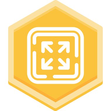 blockchain ikon vektör illüstrasyonu