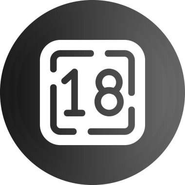 Modern bir ağırlık simgesi eksikliğinin vektör çizimi