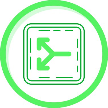 ok simgesi vektör illüstrasyonu