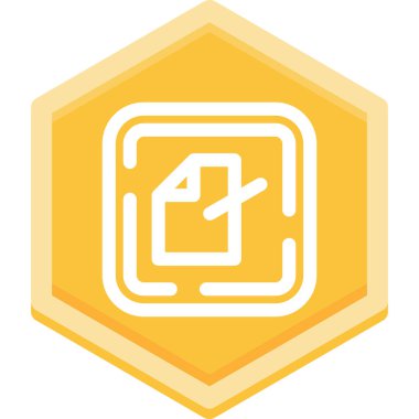 Modern simgenin vektör illüstrasyonu