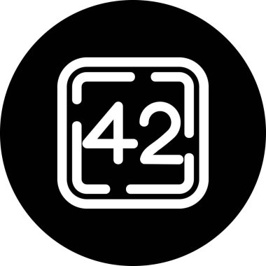 Beyaz üzerinde 4 g simgesi izole