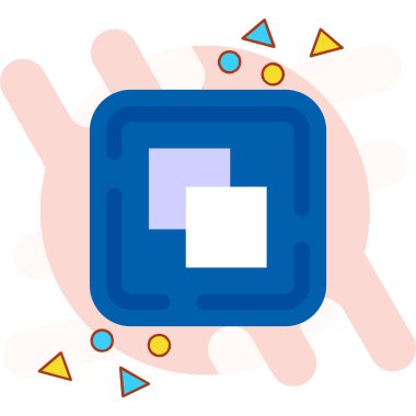 Seo simgesinin vektör illüstrasyonu