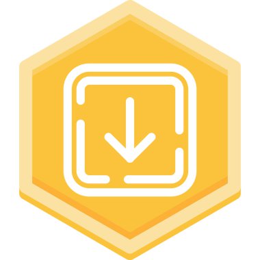 Beyaz arkaplan için vektör modern düz simge