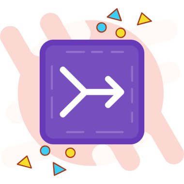 İmleç. Web simgesi basit tasarım