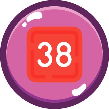 Çizgi film topunun vektör çizimi