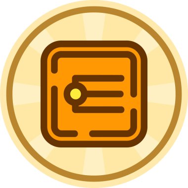 Modern bir simgenin vektör illüstrasyonu