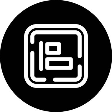 Modern b 'nin vektör illüstrasyonu eksik simgesi