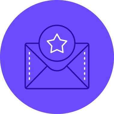 Posta simgesinin vektör illüstrasyonu