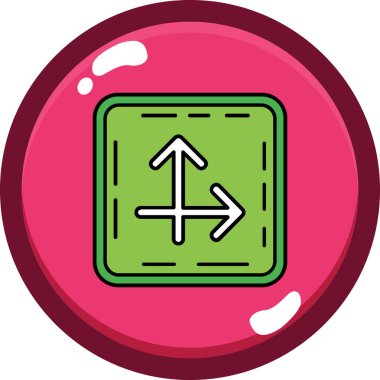 Modern b 'nin vektör illüstrasyonunda müziğin eksik simgesi