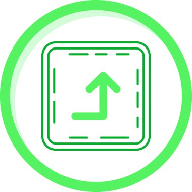 ok simgesinin vektör illüstrasyonu