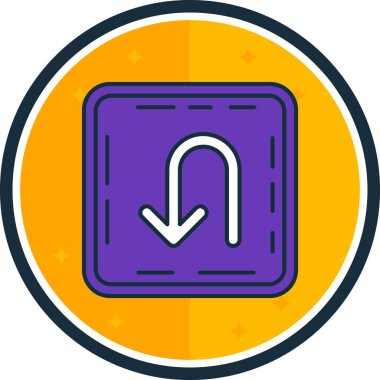 ok simgesi vektör illüstrasyonu