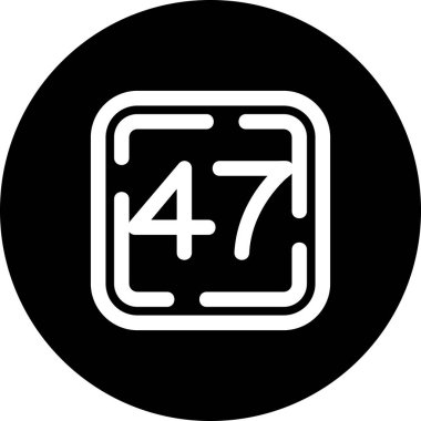 Modern b 'nin vektör illüstrasyonu eksik simgesi