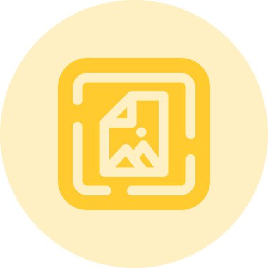 Bir harita simgesinin vektör illüstrasyonu