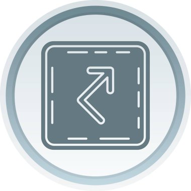 sağ ok simge vektör çizim