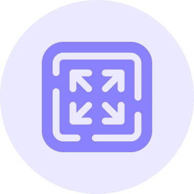 Vektör web simgesi basit tasarım