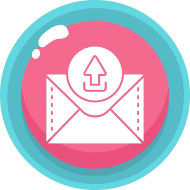 e-posta mektup simgesi düz biçimli