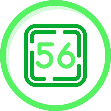 565 vektör simgesi modern ince çizgi biçimi