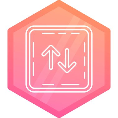 vektör çizim ok işareti simgesi