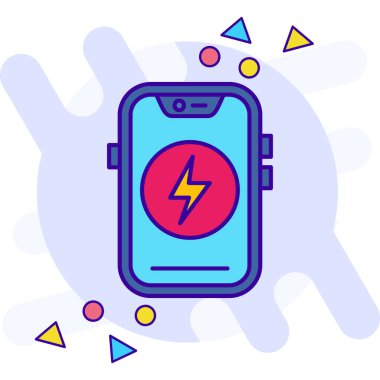 pil şarj simgesi beyaz arkaplanda izole edilmiş. elektrik sembolü