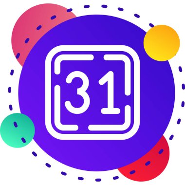 Renk çizgisi 8 Mart Mutlu yıllar ikonu beyaz arkaplanda izole edildi. Uluslararası Kadınlar Günü. Değişken rastgele dinamik şekiller. vektör.