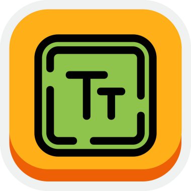 Moda biçimi izole edilmiş arkaplanda t harfi simgesi